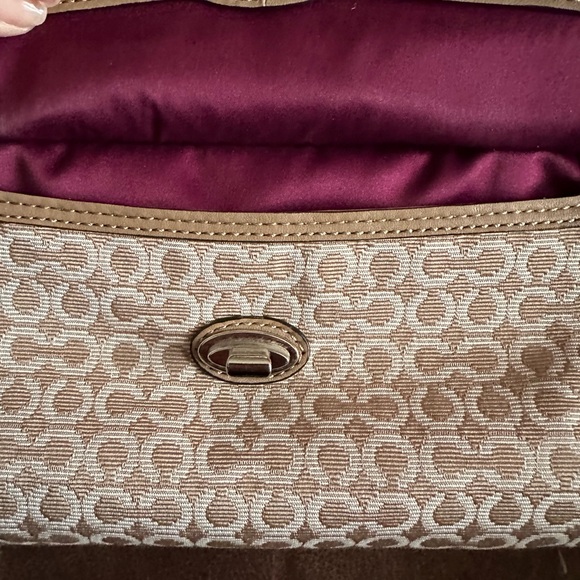Coach Madison Op Art Needlepont Satchel - Picture 4 of 10
